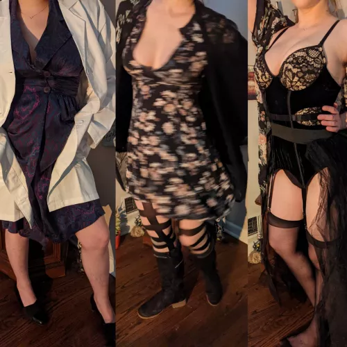 cosplaying 3 of my [F]emales tomorrow. a scientist, a rocker and a fictional character from a novel. can you guess who?