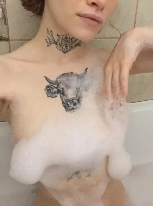 Could you please remove the foam from my body?🫣👉👈