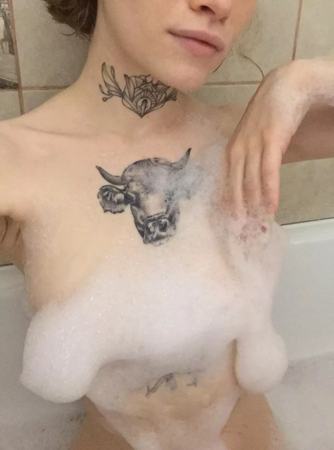 Could you please remove the foam from my body?🫣👉👈