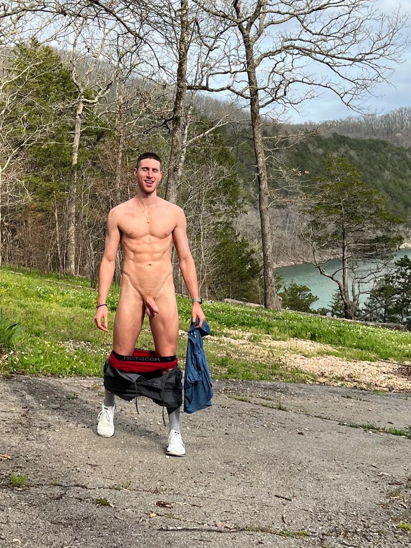 Couldn’t even finish taking my clothes off without starting to get hard