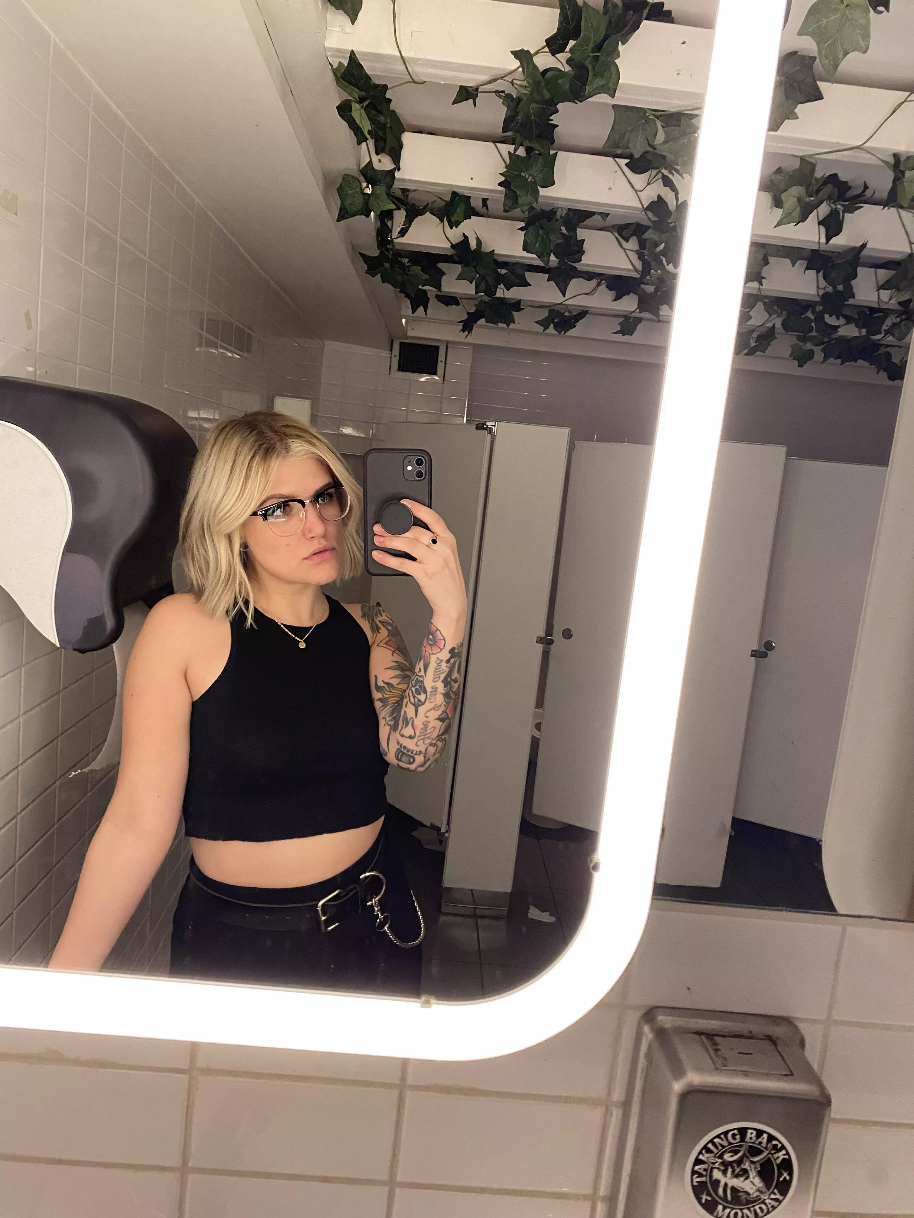 Covered, but still glasses