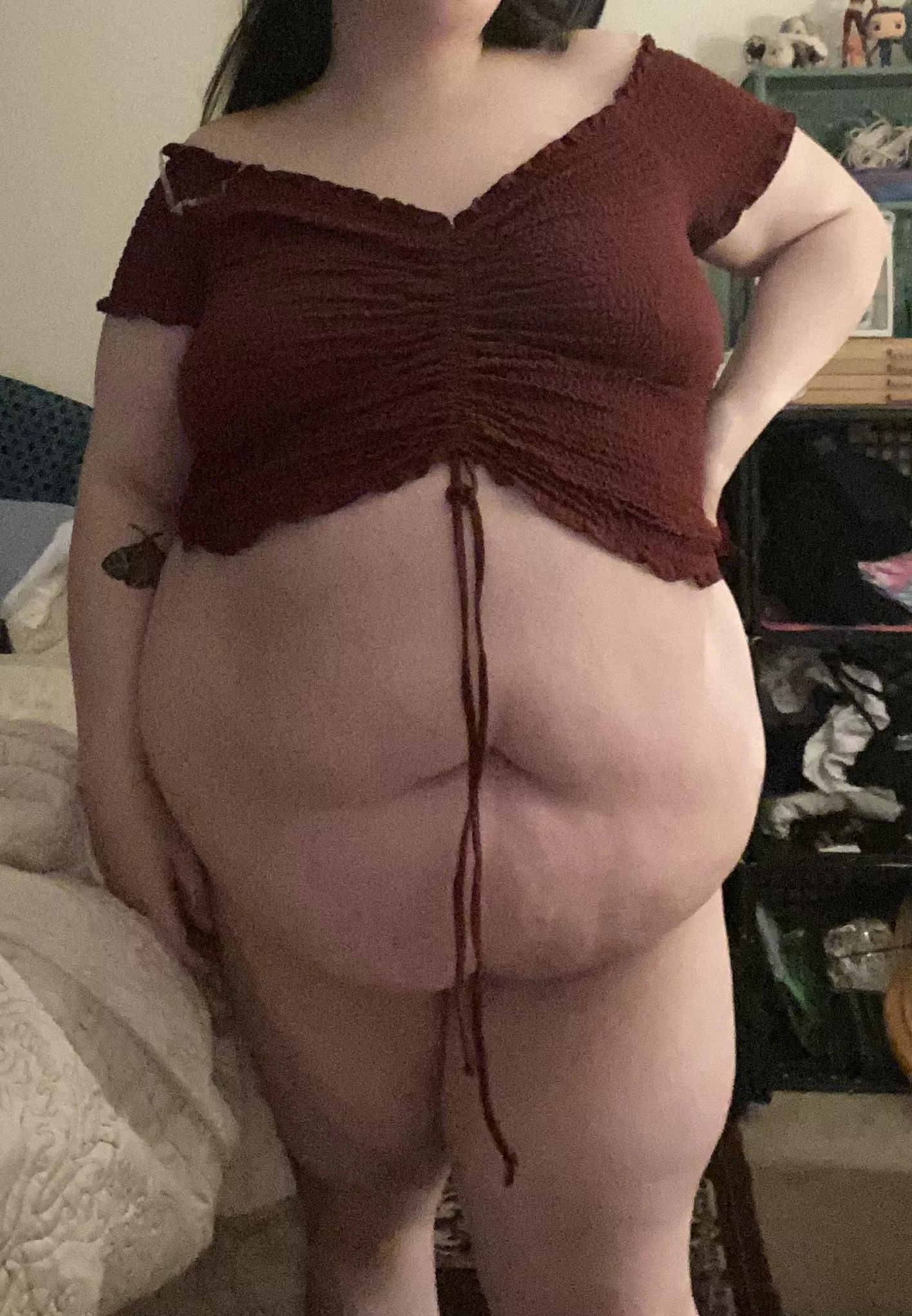 Crop tops can be a little dramatic on me sometimes….