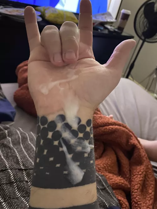 Cum lick it clean boy!