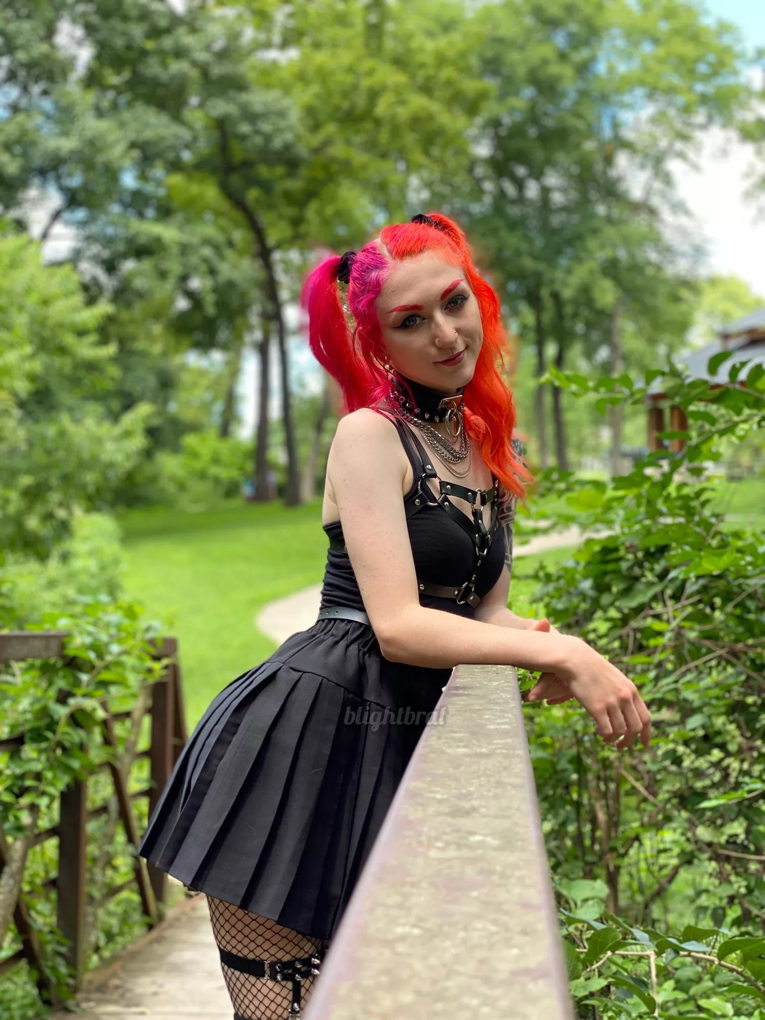 Curly pigtails are fun to pull on 😇