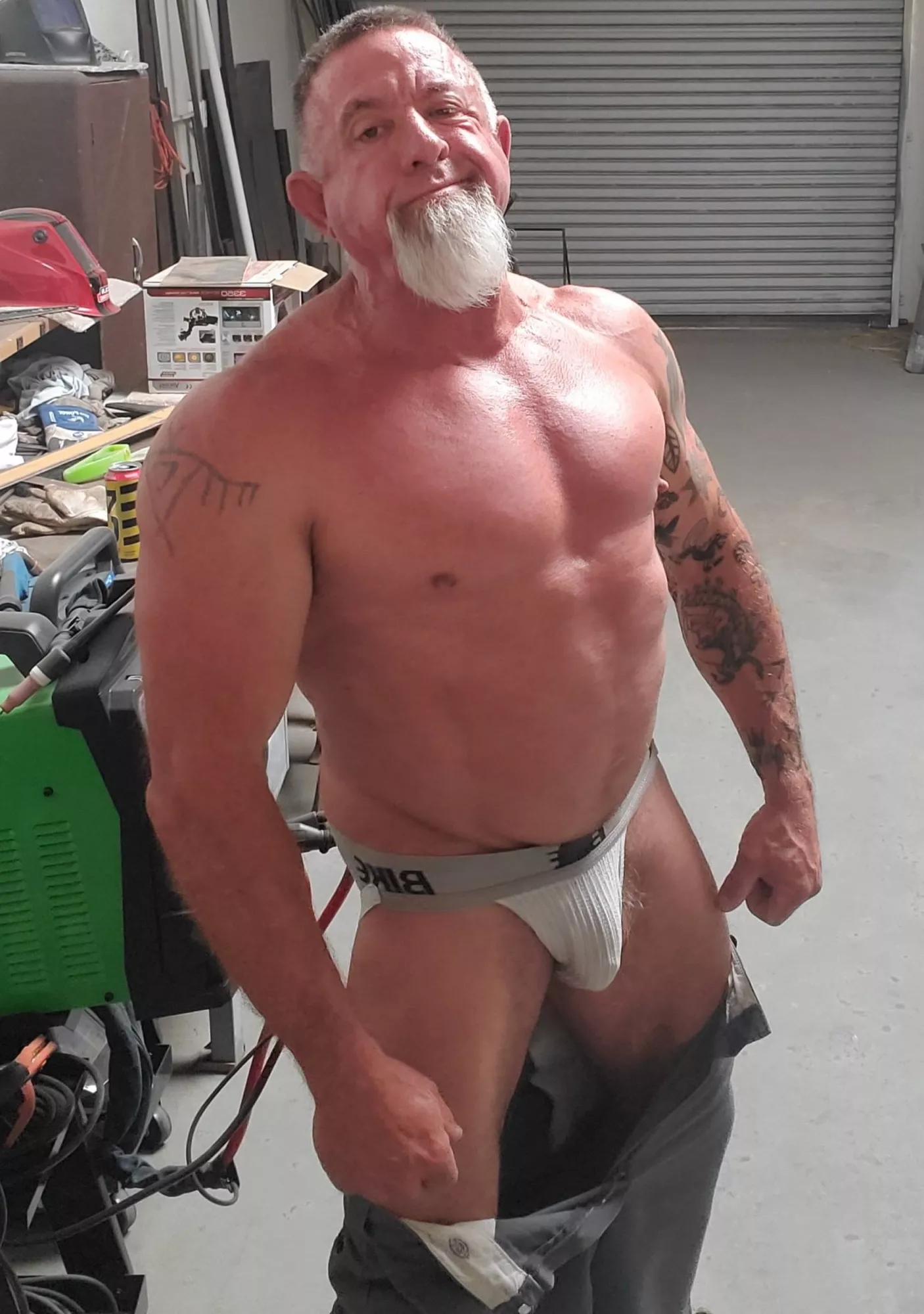 Dad needs help in the shop Dad needs help in the shop