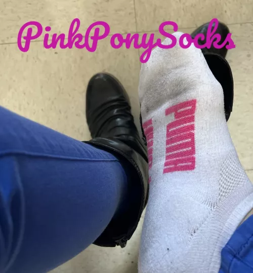 Day 2, DM me for your own. Buy my stinky socks guys. -PinkPony