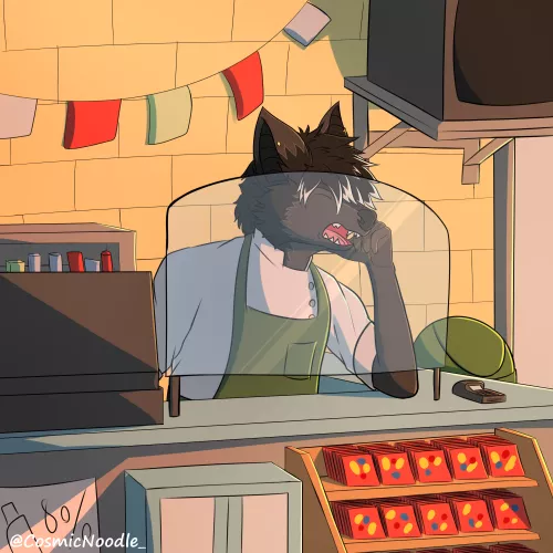 Day job (Art by me @CosmicNoodle_ on twitter)