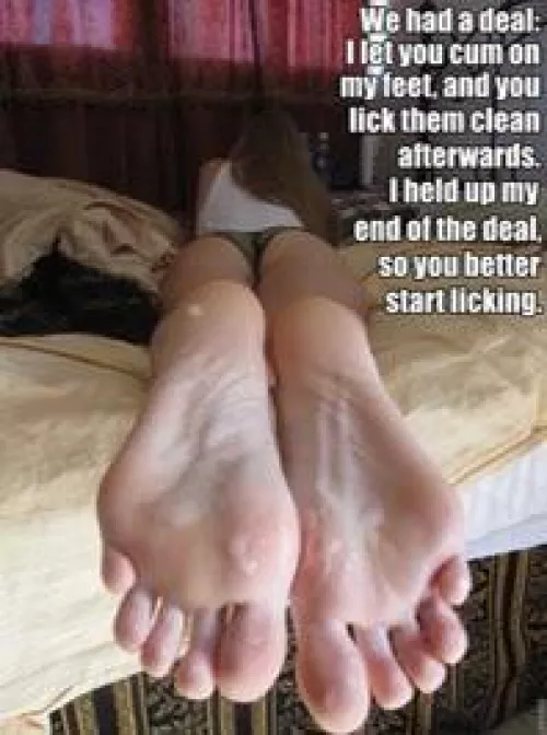 Deal is a deal little slut 👅