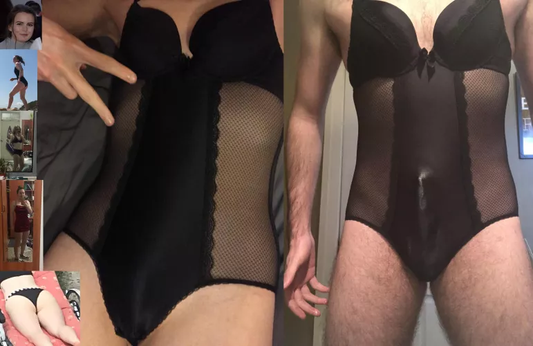 Decided to try on my neighbors lingerie...