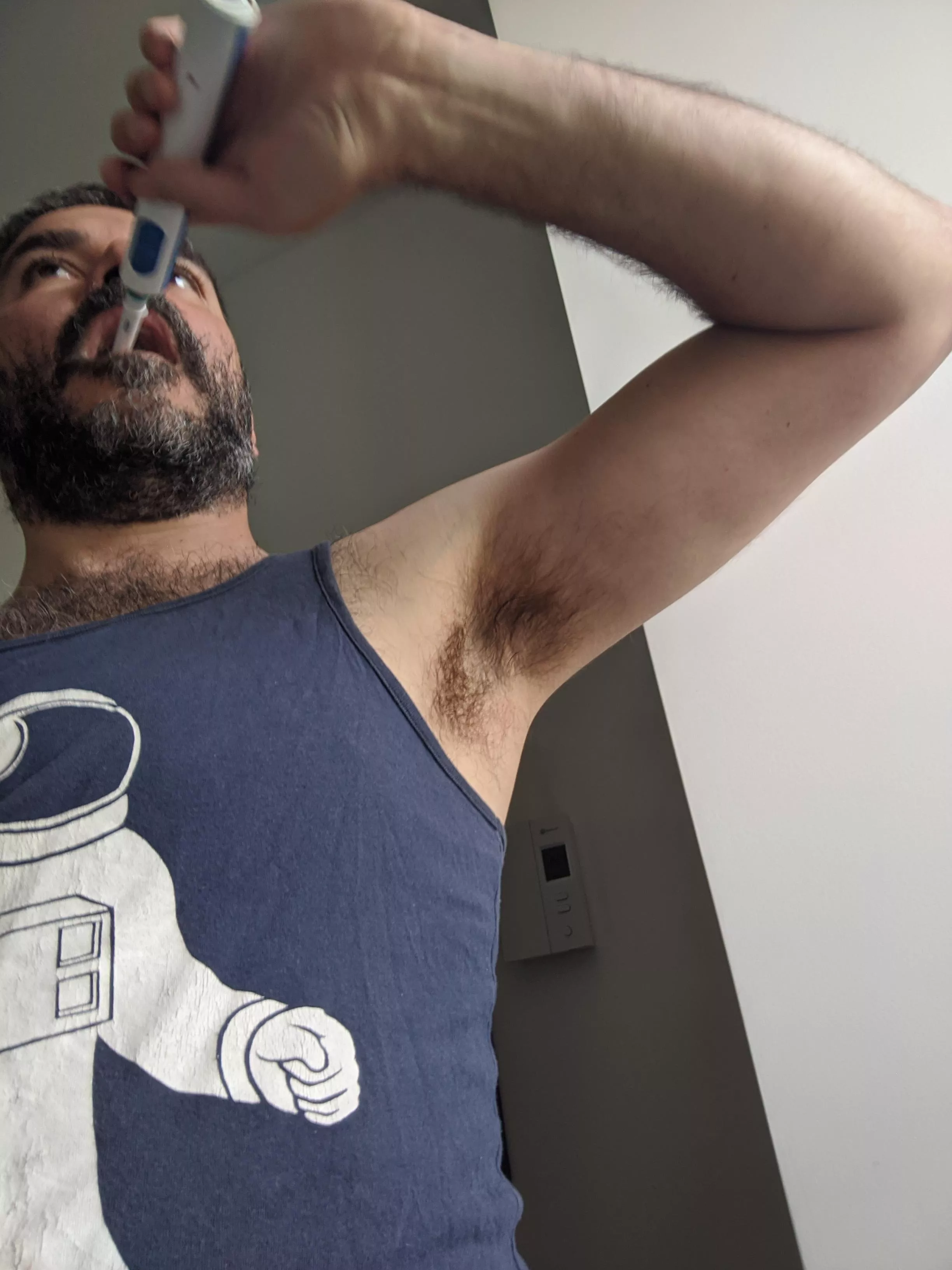 Dental hygiene is important. Underarm, not so much