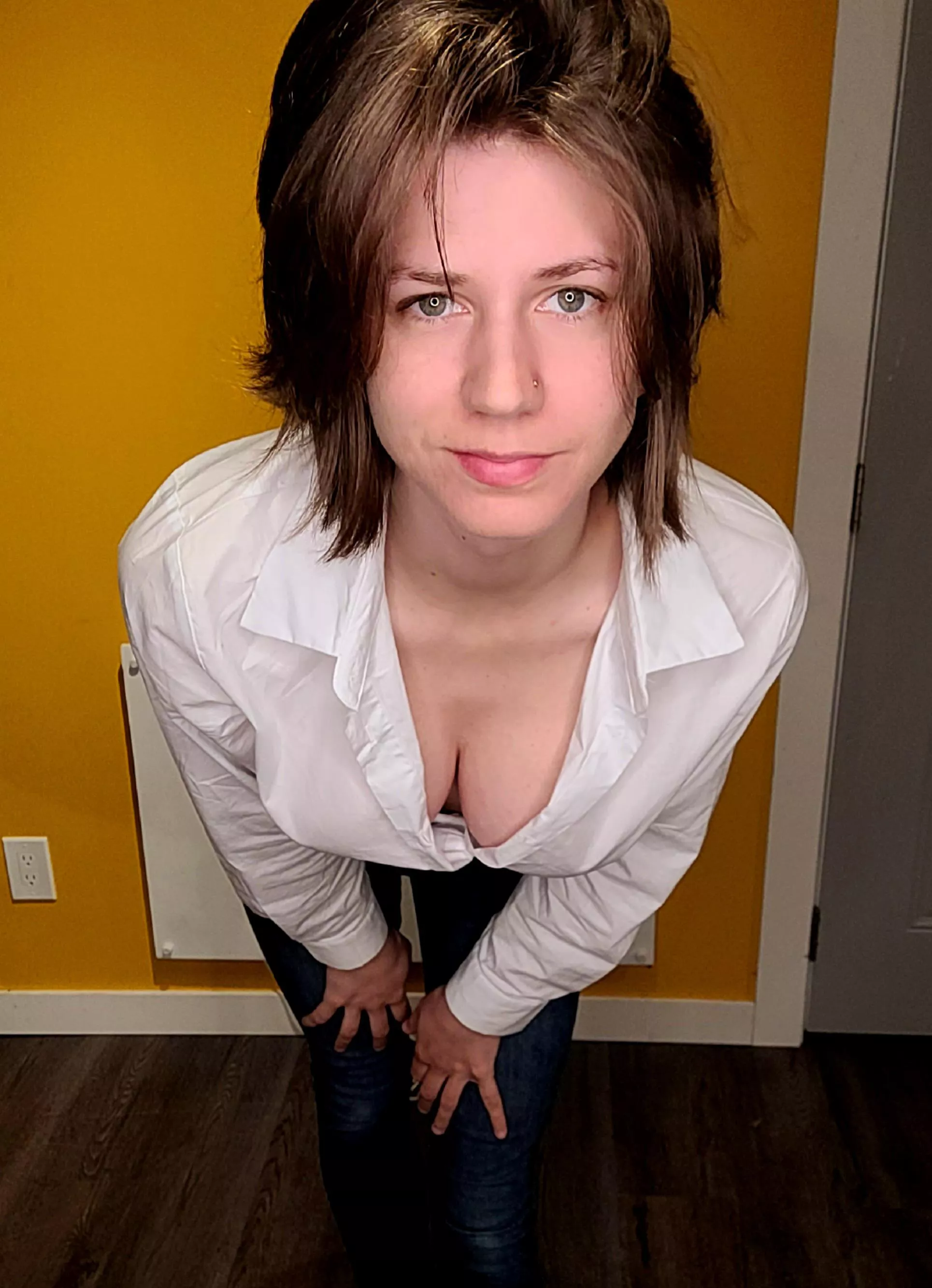 Did you notice my face or tits first