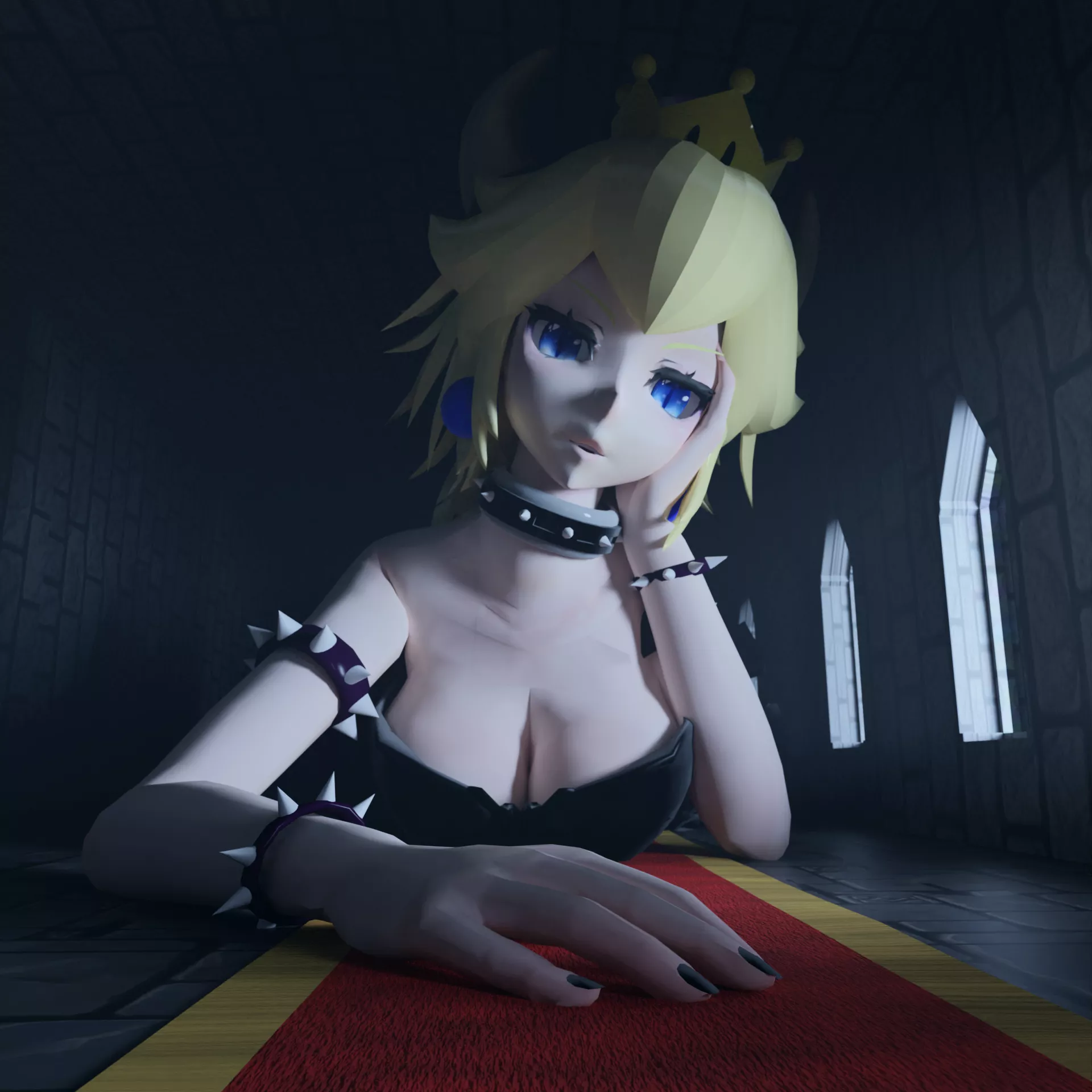 Discovered lurking around her castle