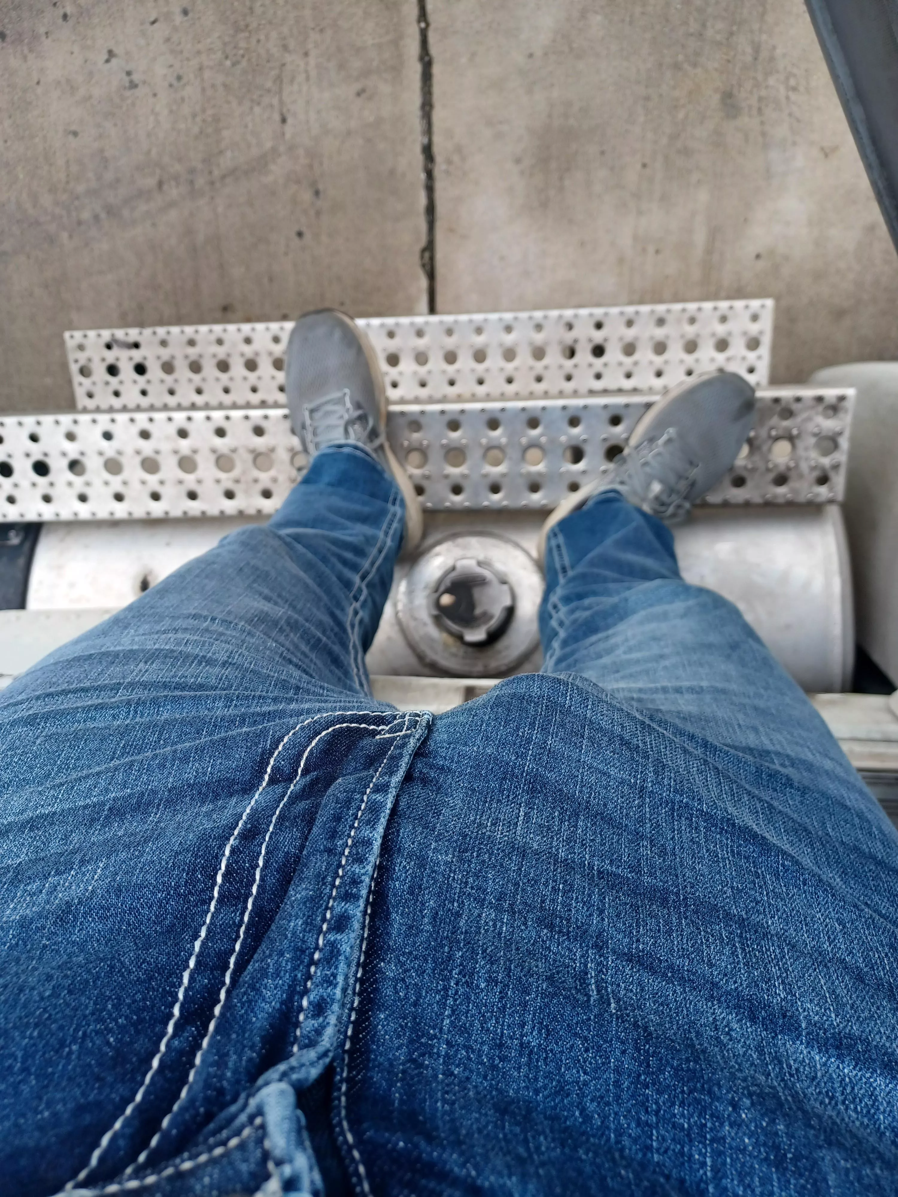 do you ever look down in wonder if it's noticeable