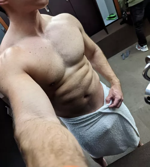 Do you think anyone noticed my bulge in the gym locker room?