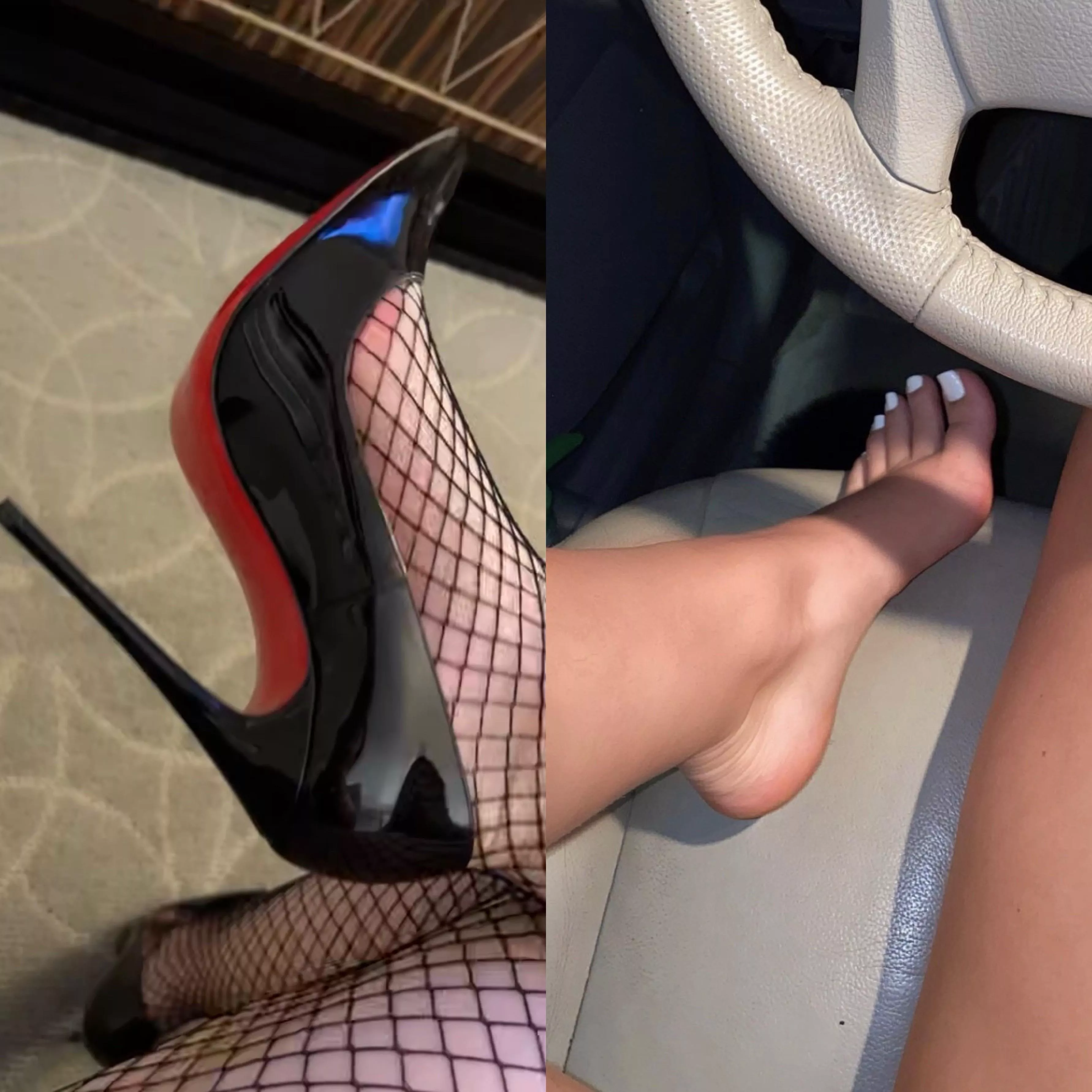 Do you want me to keep the heels on or off? 😜