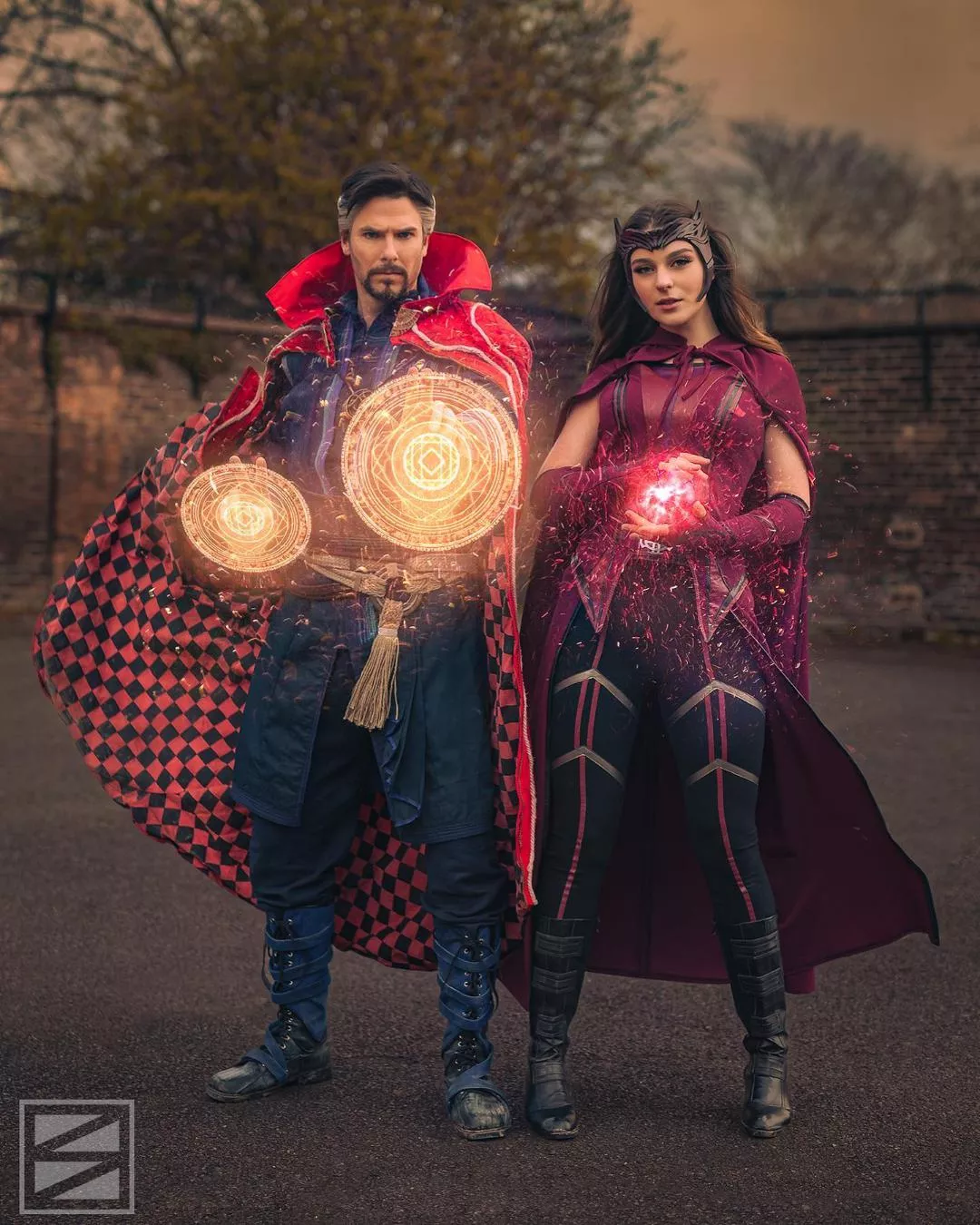 Doctor Strange & Scarlet Witch by Cumbermatch & Taya Miller.