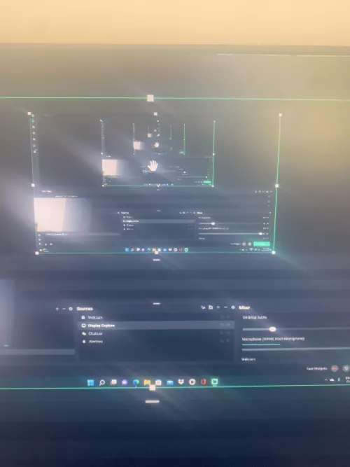 Does anybody know why my display capture is doing this? It is going inside itself over and over again.