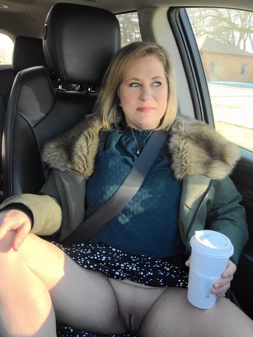 Doesn't every girl drink her coffee without panties?