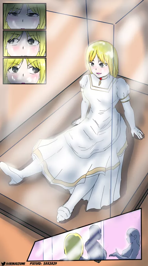 [Doll TF] Urban adventurer is turned into a doll after investigating the interior of a strange old victorian house.