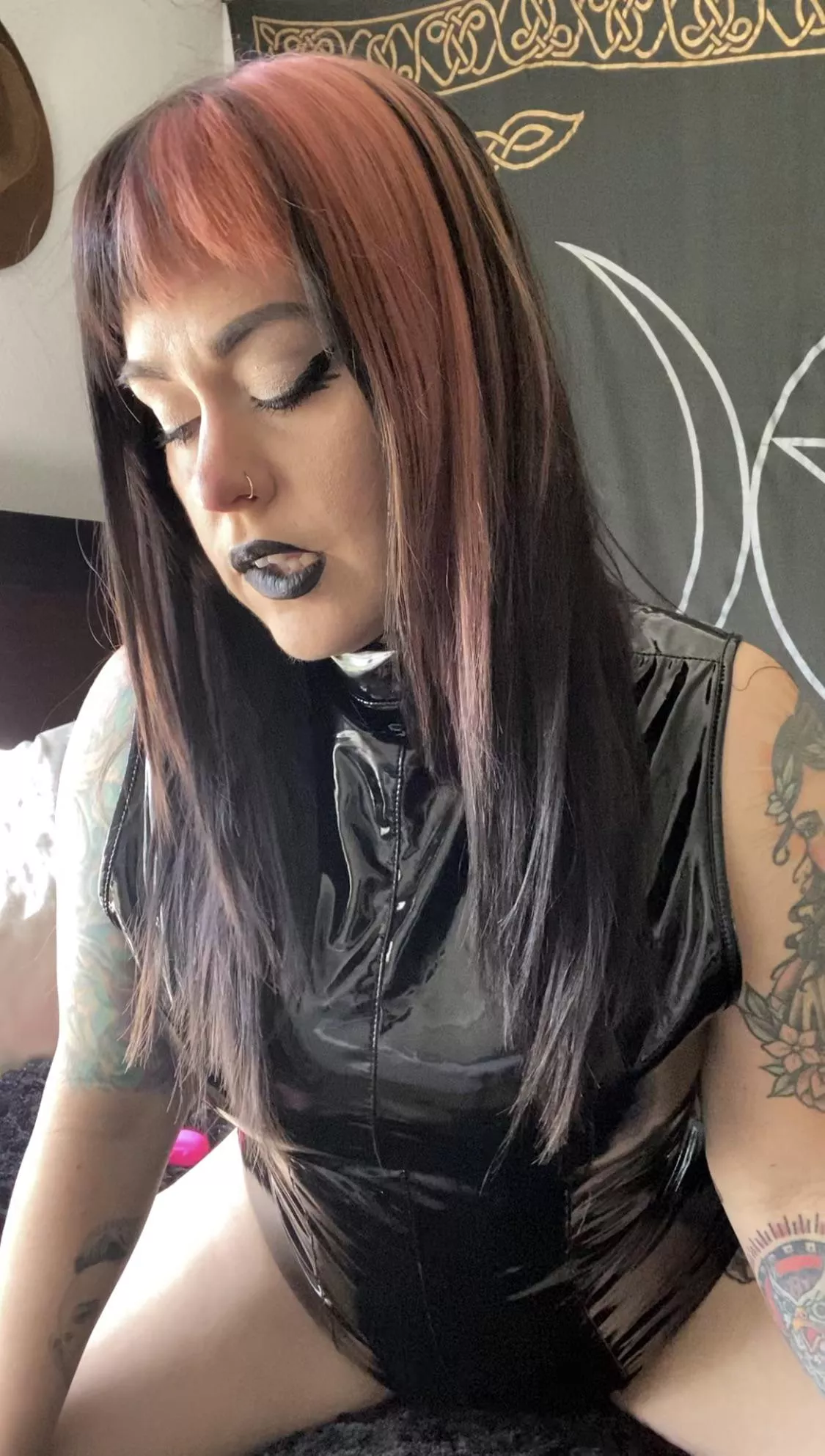 [domme][oc] you’re pathetic, let’s see your tiny cock I need a good laugh before I peg you