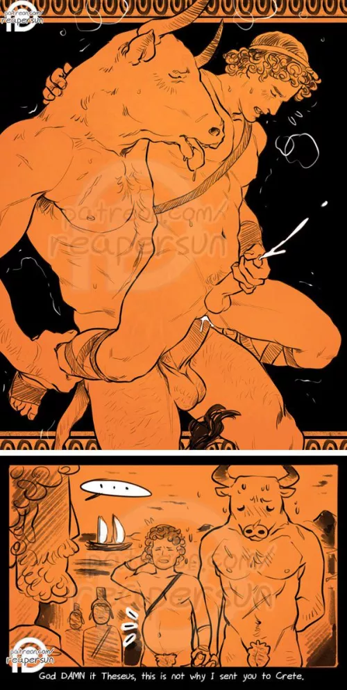 Don’t remember this part of the story of thesus and the Minotaur