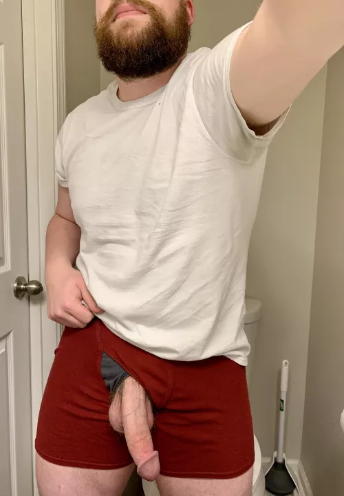 Down to my underwear.