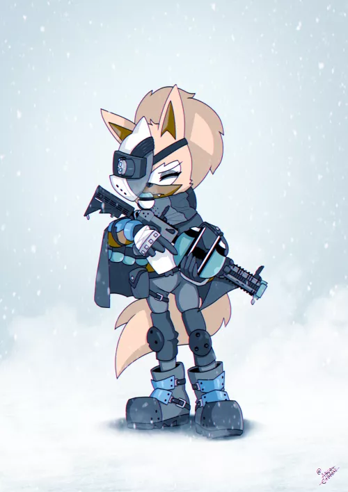 Drew Whisper from the Sonic Comics (art by me @angrycaboose)