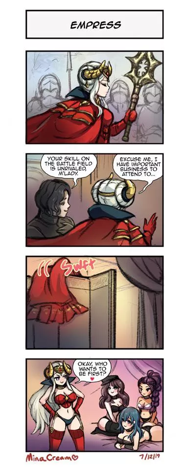 Edelgard’s lovely royal harem (MinaCream) [Fire Emblem: Three Houses]