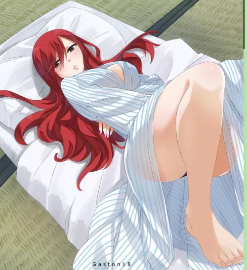 Erza is beautiful and hot