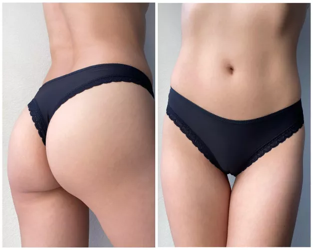 Every now and then a black panty comes along and I wear it… lol. 😜😘