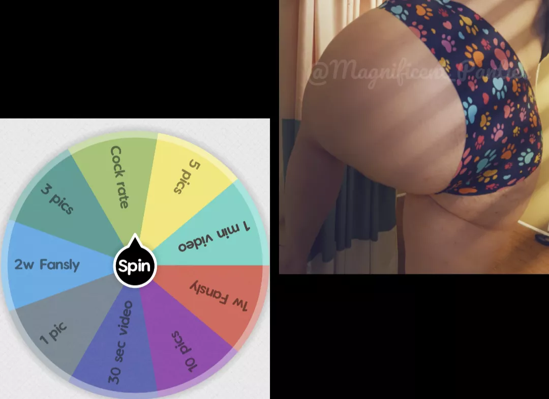 💫EVERY SPIN WINS💫 $5 to play.💕 Worn item orders get a free spin ‼️FETISH FRIENDLY‼️ [Selling] Worn items✨vials✨customs✨GFE✨sexting✨FANSLY✨ Premium Snapchat✨ DM or KIK M3GNIFIC3NT or 👻 Magnificent0505