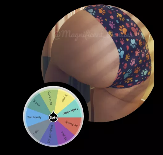 💫EVERY SPIN WINS💫 $5 to play.💕 Worn item orders get a free spin ‼️FETISH FRIENDLY‼️ [Selling] Worn items✨vials✨customs✨GFE✨sexting✨FANSLY✨ Premium Snapchat✨ DM or KIK M3GNIFIC3NT or 👻 Magnificent0505
