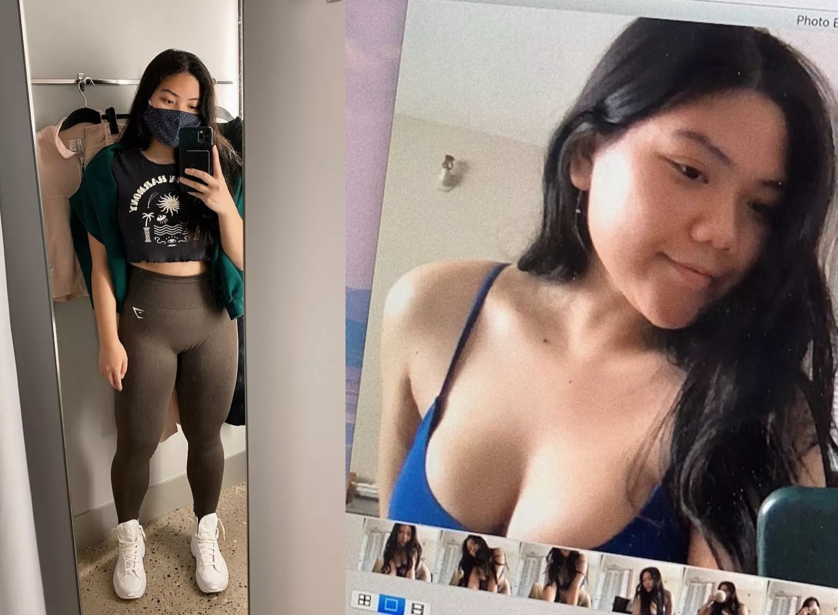 [F] I have two types of days: Leg day and lazy day 😝