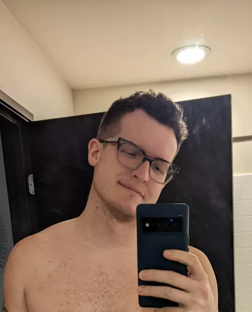 Feeling good after a new haircut