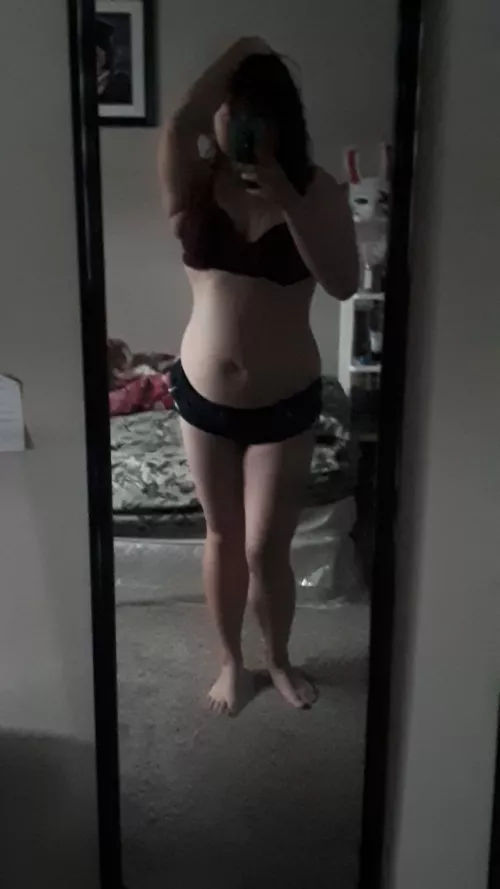 feeling myself before a workout