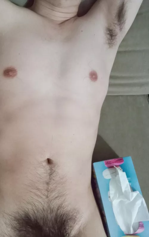 Feeling tired after good stroking 😅