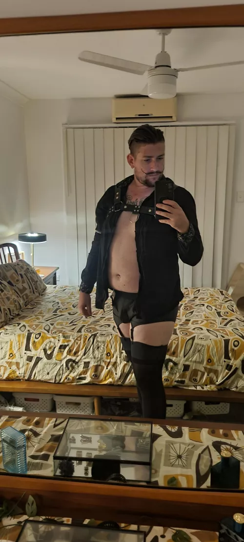 felt cute for (M) birthday lingerie party