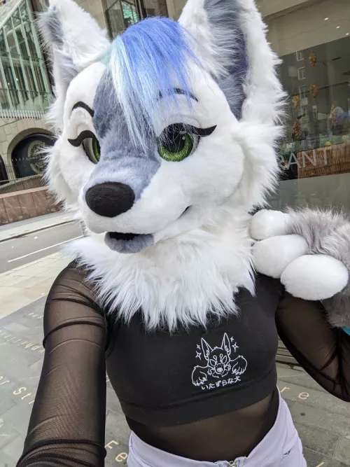 Felt great to be a (somewhat) fluffy cloud after so long, at this weekends Londonfurs!