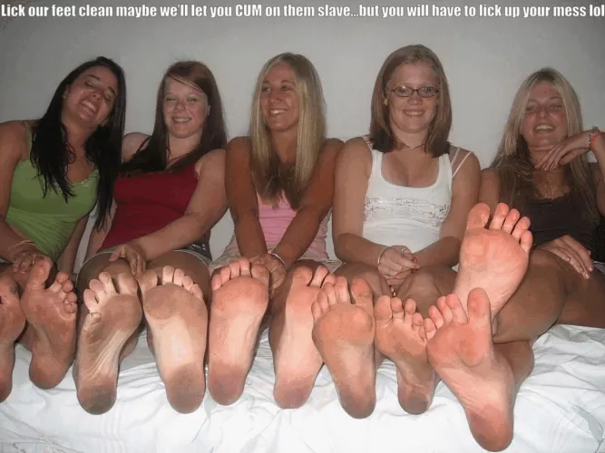 Femdom humiliation party with Goddesses