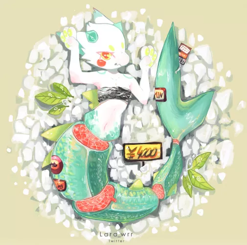 Fimsh 🐟🌱 [Art by me, Lara_wrr on 🐦]