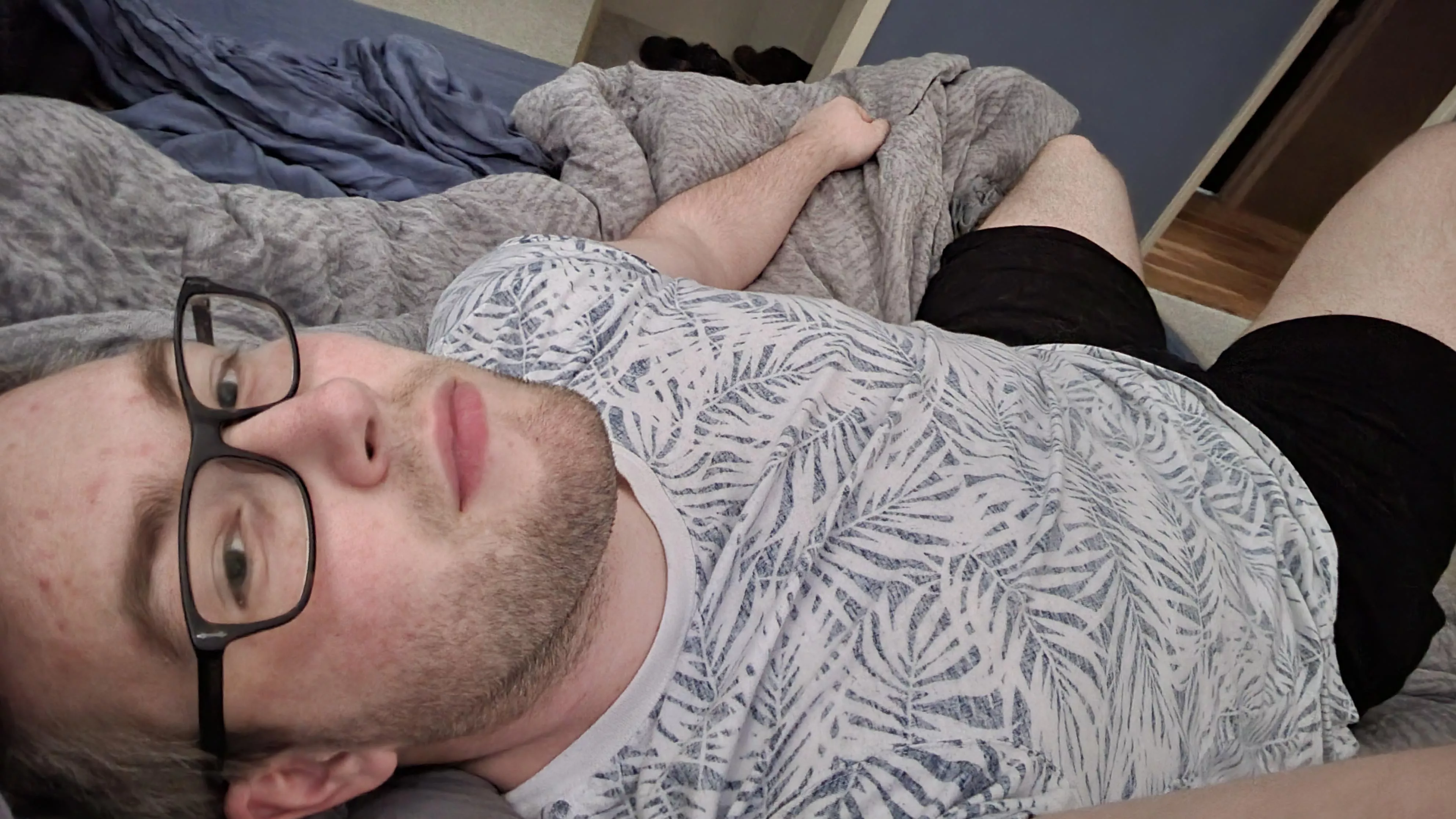 Finally home for the day... Come cuddle? dms welcome BTW! always down for new friends