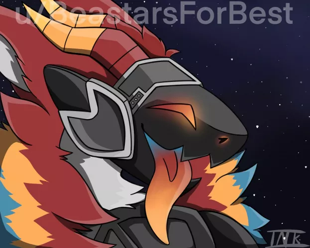 Finally made a Protogen Fursona! (Art by me)