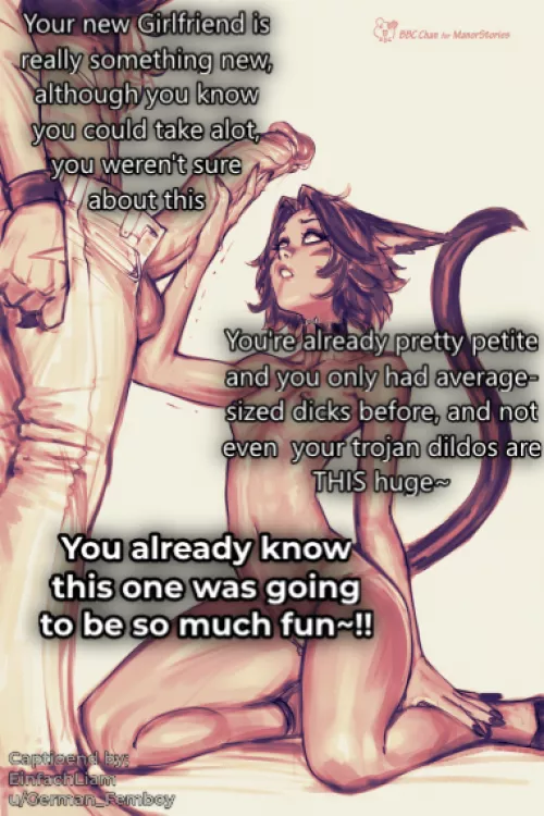 Finally you've found someone that's up to your level! [Futanari] [implied Sex] [femdom] [neko] [huge cock] {artist: bbc chan}