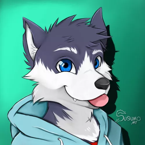 finished art🤩 I'm going on commission promotion with two arts for 70$ of furry profile like this 🤩 with the features you want!!! guarantee your cute, cool furry... (´⊙ω⊙`)！