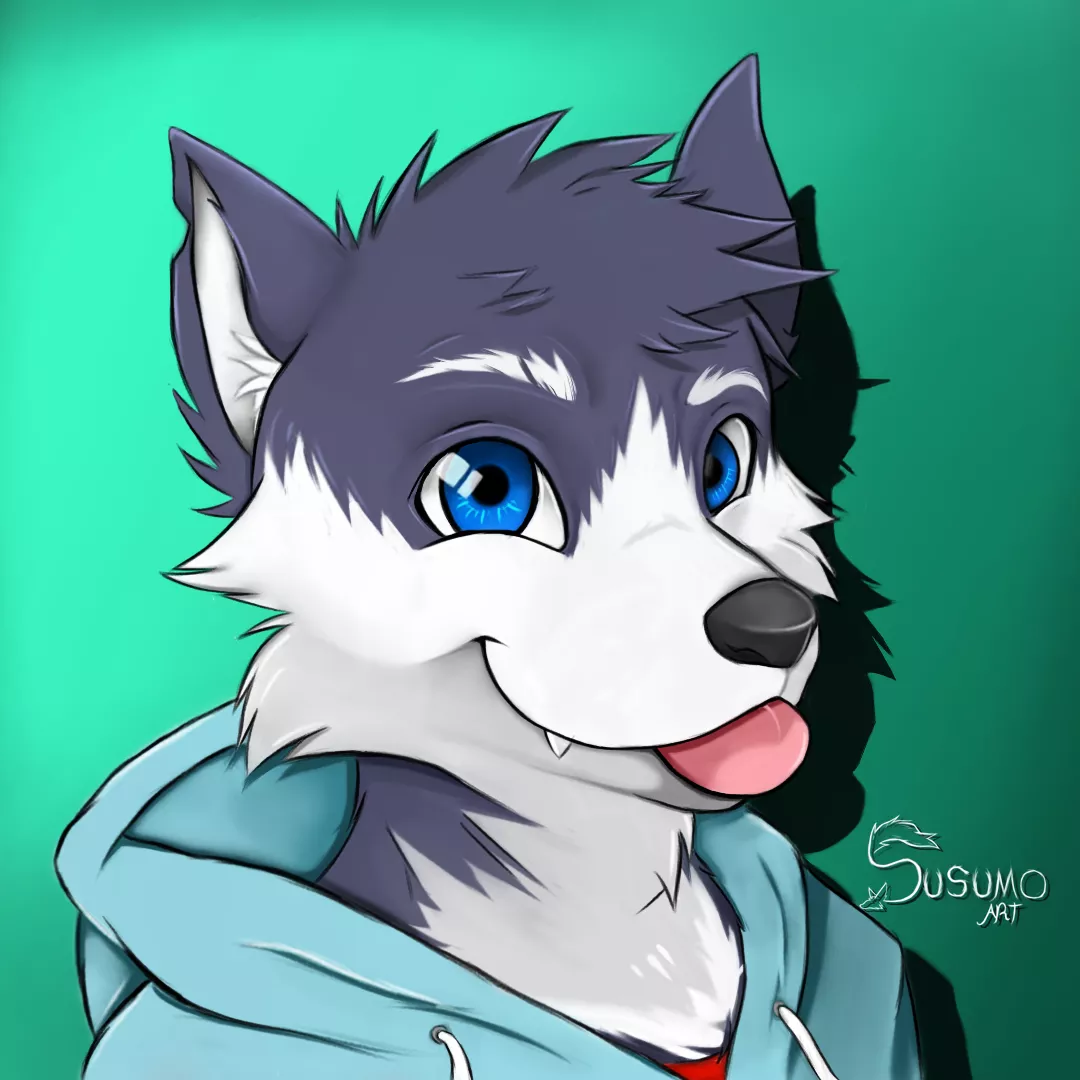 finished art🤩 I'm going on commission promotion with two arts for 70$ of furry profile like this 🤩 with the features you want!!! guarantee your cute, cool furry... (´⊙ω⊙`)！