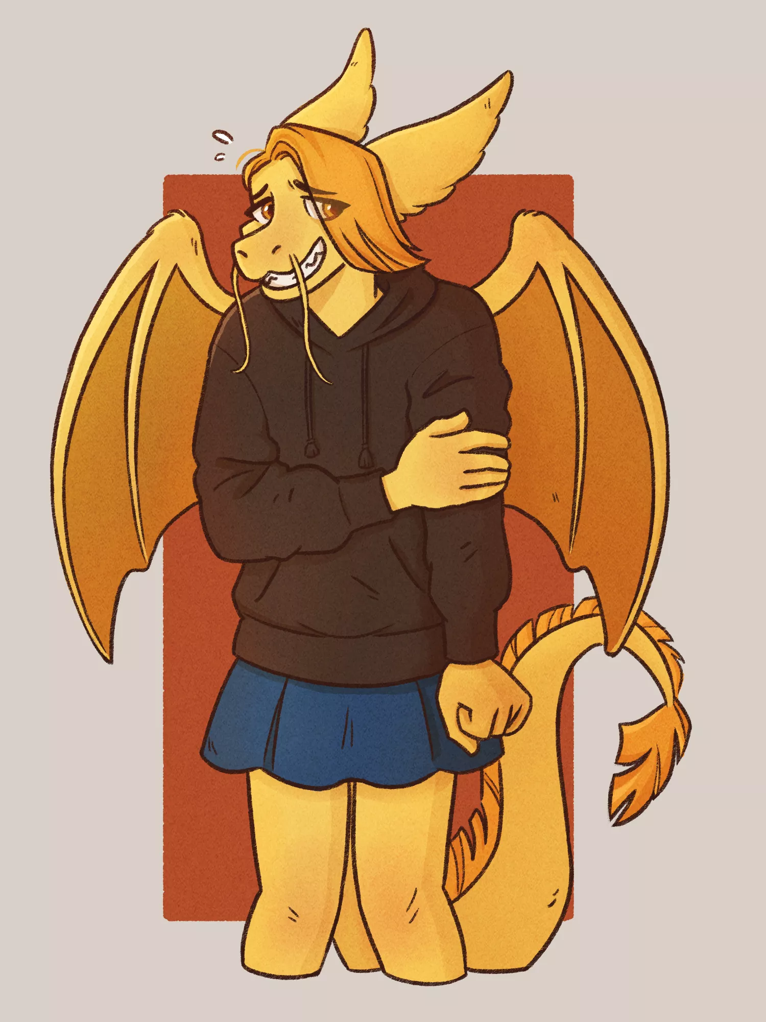 First date nervous vibe Commission for someone on Twitter // art by me