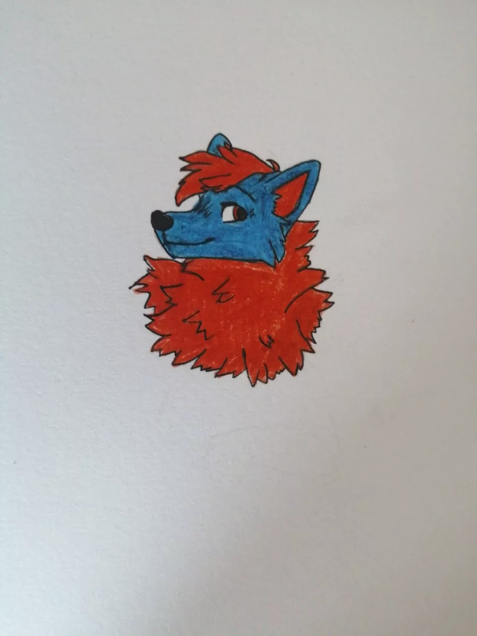 Fist EVER fursona drawing