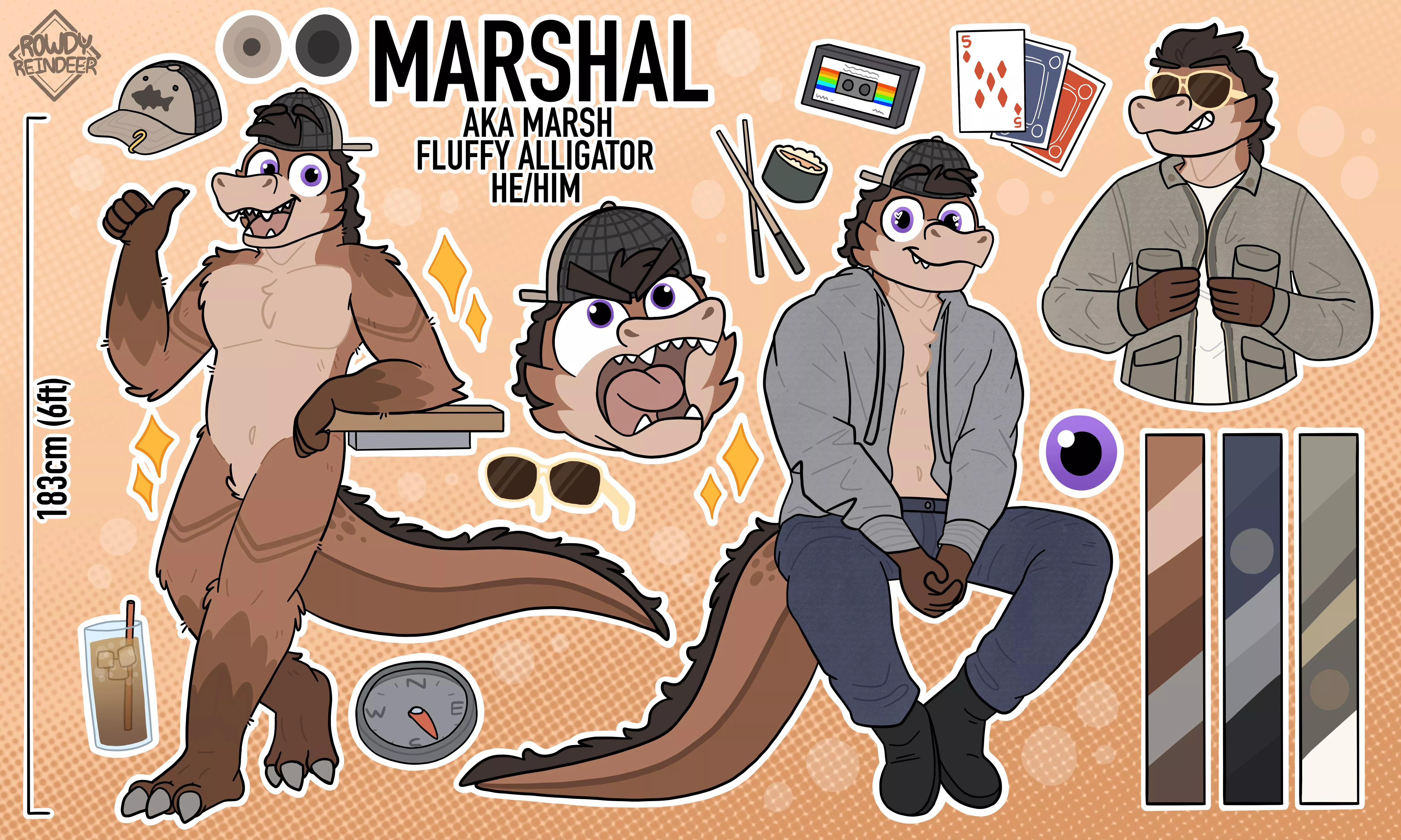 Fluffy Gator 🐊 (art by me)