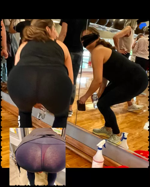 [F][OC] for my doubters, yes, I wear my see through yoga pants to the gym…and to the store 😀