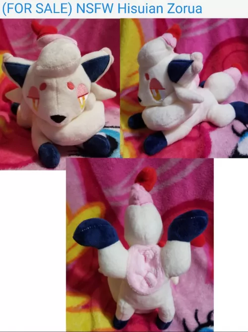 (FOR SALE) NSFW fuckable Pokemon feral Hisuian Zorua with one SPH [m/f]